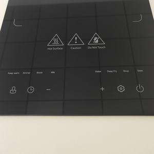 Verre <span class=keywords><strong>de</strong></span> cuisson cristallin en céramique noire résistant à la chaleur, 4 mm 5 mm, pour impression professionnelle à haute température, avec découpe CNC - Product Image 5