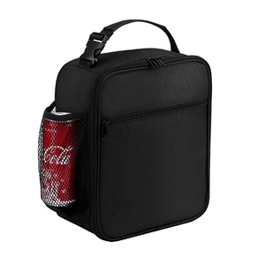 4-Layer Compact Insulated <b>Lunch</b> <b>Box</b> Bag Durable Easy-to-Clean Thermal Bag with Drink Holder <b>for</b> <b>Men</b> & Women - Product Image 1