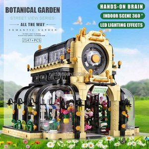 Led ánh sáng khuôn Vua moc 16019 thực vật khối vườn xem đường phố loạt gạch đặt - Product Image 3