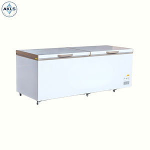 400L 800L 1000L Grande Capacidade Portas Duplas Congelador de Peito com Refrigeração Direta Top Porta Aberta para Armazenamento De Alimentos Congelados - Product Image 3