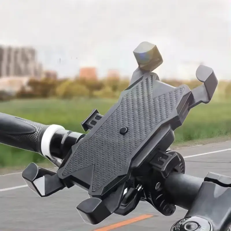 إكسسوارات دراجة هوائية لعام 2024 حامل تثبيت الهاتف المحمول قابل للتدوير بمعدل 360 درجة حامل تثبيت الهاتف على مقود الدراجة الهوائية حامل تثبيت الهاتف
