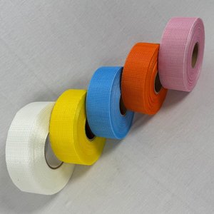 Ruban en fibre de verre tissée simple auto-adhésif sans alcali E-Glass 5cm/10cm/20cm x 90m pour réparation de fissures murales - Product Image 2