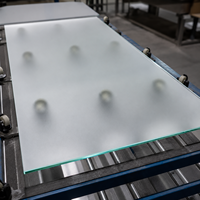 Panel de Vidrio Templado Esmerilado de Seguridad de 5mm 6mm 8mm 10mm para Ventanas y Puertas de Edificios, Venta al Por Mayor de Fábrica