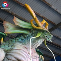 Chine Oem Usine Animatronic Monstor Modèle Géant 3d Modèle Film Rôle Animatronic Orient East Dragon Pour Décorations De Festival