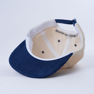 <span class=keywords><strong>Casquette</strong></span> de baseball en velours côtelé non structurée personnalisée à 5 panneaux, visière plate, snapback, <span class=keywords><strong>casquette</strong></span> de performance en velours côtelé - Product Image 3