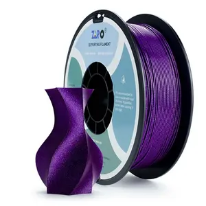 ZIRO PLA Filament Triple Color Coextrusion Silk 3D Printer Filament 1.75mm  for 3D Printer & 3D Pen, Multicolor PLA Rainbow Filament