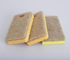 Esponja Exfoliante para lavado de platos, esponja de limpieza ligera, sin residuos, con carcasa de coco - Product Image 1