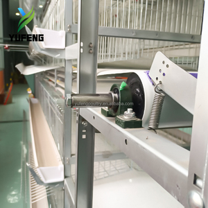 Cage d'élevage de poulets automatique de type H, cages à poulets de chair en fil galvanisé, 3/4 niveaux, capacité de 48 poulets - Product Image 2