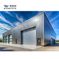 Garage de structure métallique de porte coulissante et garage encadré par acier de double voiture