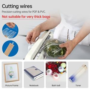 R-PACK импульсный термогерметизатор с резаком, сверхпрочная машина для запечатывания и резки мешков, 2 дополнительных замены (красный, 12 дюймов) - Product Image 3