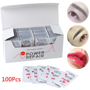 Hadiyah fábrica Microblading tatuaje cuidado posterior crema maquillaje permanente tatuaje ceja labio reparación <span class=keywords><strong>GEL</strong></span> 100 unids/caja - Product Image 2