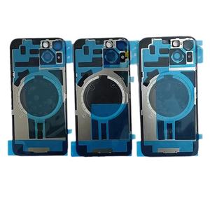 Новая Замена для <span class=keywords><strong>iPhone</strong></span> 14 14 Plus задняя крышка корпуса с объективом камеры батарея стекло задняя дверная рама рамка металлическая пластина - Product Image 1