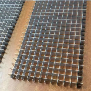 Grille de tôle de caisse à œufs en aluminium pour pièces de systèmes HVAC Revêtement en poudre blanc/Finition naturelle Tailles de personnalisation - Product Image 1