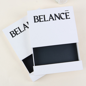 Boîte à bijoux en papier imprimé personnalisé écologique, logo personnalisé, couleur personnalisée, doublure en velours, marque MOJIU - Product Image 2