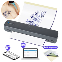 Imprimante Thermique Portable Sans Fil A4 Style Couleur pour Tatouage, Compatible iOS Android, Prix Abordable, Usage Bureau, En Stock