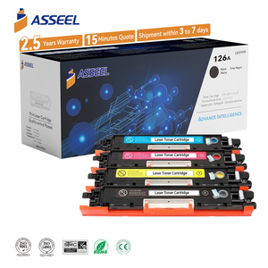 Cartouche de toner compatible <span class=keywords><strong>126A</strong></span> CE310A CE311A CE312A <span class=keywords><strong>CE313A</strong></span> CF353A CF350A avec puce, remanufacturée pour imprimante <span class=keywords><strong>HP</strong></span> Color CP1025 - Product Image 1