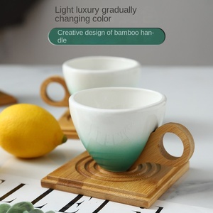 Taza de Café Desechable Moderna Resistente a Altas Temperaturas con Bandeja, Apta para Microondas, Regalo para Fiestas - Product Image 2
