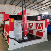 Routeur CNC 5 axes multi-rotations pour la gravure sur mousse et bois avec broche oscillante, contrôleur DSP et moteur