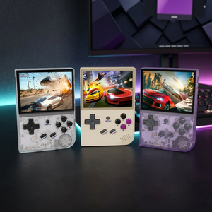 Console de jeu portable M19 64 Go avec 198 jeux intégrés, écran couleur TFT de 3,5 pouces, Wi-Fi, batterie de 3000 mAh, Rockchip - Product Image 2