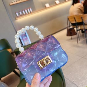 Mini Borsa a Tracolla per Bambina, Portamonete Colorato, Borsetta con Perle per Bambine - Product Image 4