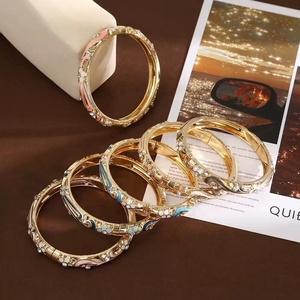Bracelets Chinois Traditionnels en Émail Cloisonné, Vente en Gros d'Usine, Joncs Ouverts pour Femmes, Bijoux Tendance - Product Image 1