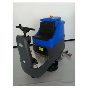 Warehouse Tile Floor Cleaner Industrial Ride-on Floor Scrubber Dryer Machine