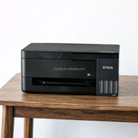 Impresora de Inyección de Tinta L3318, Tamaño A4, 4 Colores, Impresora Digital de Sublimación, Marketing Inalámbrico, Impresión y Escaneo de Papel con Tecla de Acceso Rápido