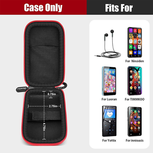 Étui de transport rigide en EVA mince et portable avec fermeture éclair, antichoc, pour lecteur MP3 et ensemble de clés USB - Product Image 3