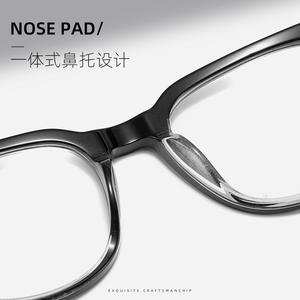 Lunettes de vue unisexes surdimensionnées Danyang 88017, verres acryliques anti-UV, design hexagonal - Product Image 2