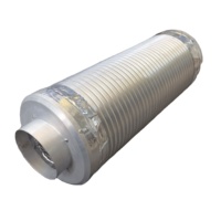 Silencieux de conduit flexible de qualité supérieure, réduction du bruit, tuyau d'évacuation en aluminium pur ondulé pour système de ventilation HVAC