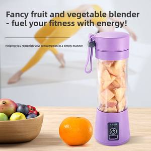 Mixeur <span class=keywords><strong>Portable</strong></span> 400 ml, Blender à Jus et Smoothies, Rechargeable Type C, Mini Mixeur <span class=keywords><strong>Portable</strong></span>, Mixeur à Main, Tasse à Jus - Product Image 3