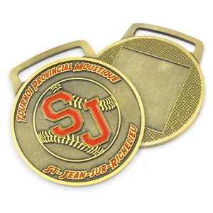 Logo en émail souple personnalisé Sports Arts martiaux Natation Vélo Danse Médailles en émail dur en métal Médaillon Trophes Médailles Plaques
