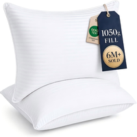 Collection de oreillers de lit taille standard/queen, lot de 2 |   Oreiller souple alternatif pour le soutien du dos et du ventre pendant le sommeil