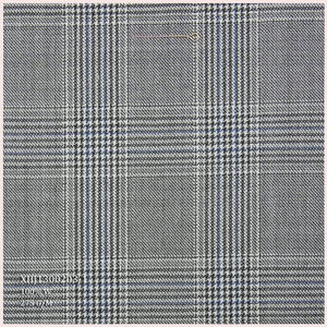 新款上市超级120s 100羊毛面料有机精纺羊毛面料格子款式定制夹克套装 - Product Image 3