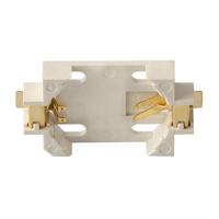 Conector de Soporte para Batería de Botón CR-2450 Chapado en Oro, de Cobre y Plástico JLC, para Fuente de Alimentación
