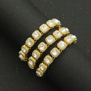 Square Rhinestone New Full Buckle Hip-hop Necklace Men's and Women's Jewelry Tanjing Fashion Lijing Necklace - Product Image 2