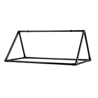Support de lampe pour animaux de compagnie, réglable, sans perçage, avec support triangulaire universel pour dragons barbus, geckos, tortues, à fixation supérieure en verre