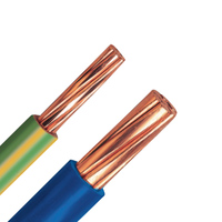 Câble de construction en cuivre THNN 10 AWG, gaine en nylon, fabricant de câbles THH de Chine