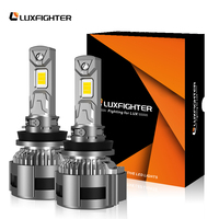 Phares de moto à LED haute performance 17000LM H7 H11 9005 9006 6000K pour BMW Honda