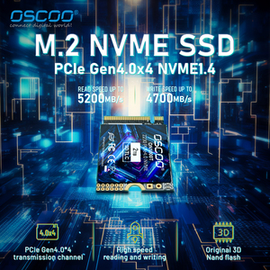 Для ON1000T M.2 NVMe PCIe4.0 * 4 2230 внутренний SSD 3D TLC NAND флэш-256GB-2TB чтение 5200 Мб/с Запись 4800 Мб/с для настольного компьютера/ноутбука - Product Image 2