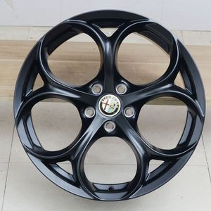 Rines <span class=keywords><strong>de</strong></span> Aleación <span class=keywords><strong>de</strong></span> 18 Pulgadas PCD5-110 CB65.1 para Alfa <span class=keywords><strong>Romeo</strong></span> Giulia <span class=keywords><strong>Julieta</strong></span> Opel Cefelli - 4 Piezas Diseño Cóncavo Acabado Negro - Product Image 4