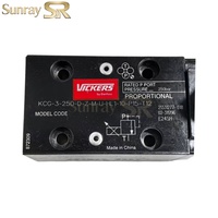 Vanne de surpression électro-proporcionnelle Vickers KCG-3-250-D-Z-M-U-HL1-10-P15-T12 350 bars pour systèmes marins et sidérurgie