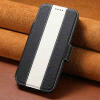 Cocok untuk iPhone 18promax Flip Phone case, Slot Kartu, Magnetik, 17pro, Stand Pengisian Daya Nirkabel, Dompet, Casing Kulit