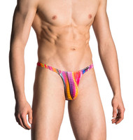 Caleçons Boxers Homme à Prix Réduit, Modèle String Ouvert avec Anneaux en O, Dos en T, Respirants, en Spandex/Coton Anti-Bactérien