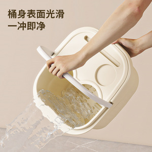 Foot Bath Tub High Depth Heat Preservation Massage Calf Coverage For Adults Home Use Polypropylene Material - Product Image 3