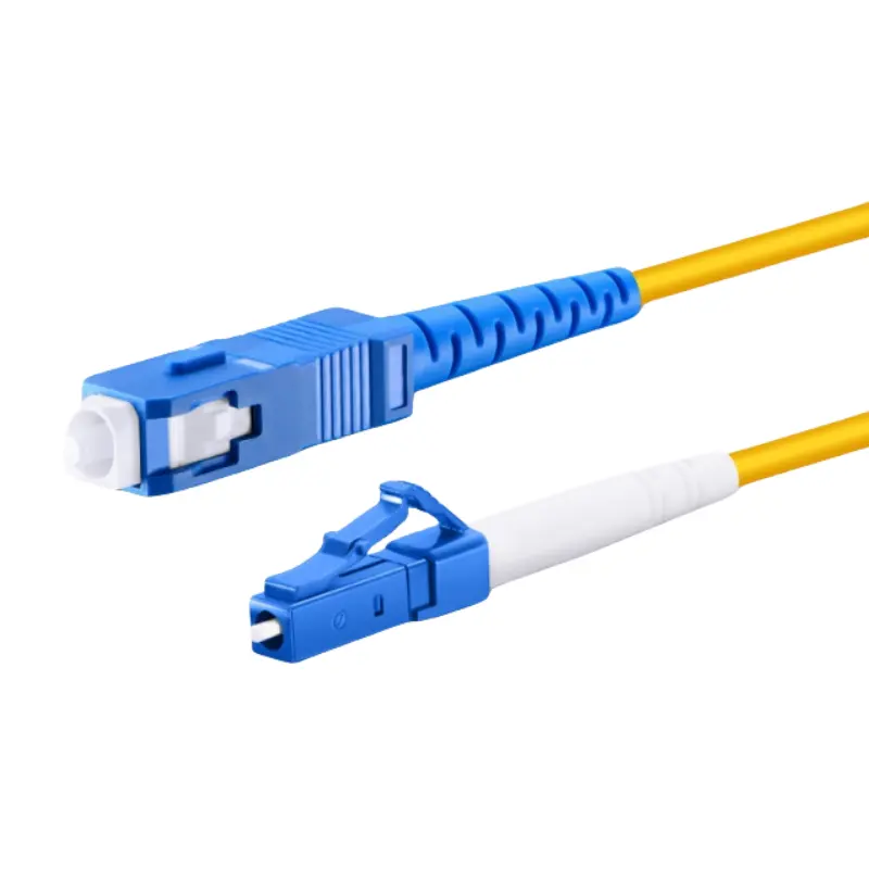 High Quality Single Mode Simplex SM 2.0mm SC to LC Patch Cord OS1/OS2 Compatible
