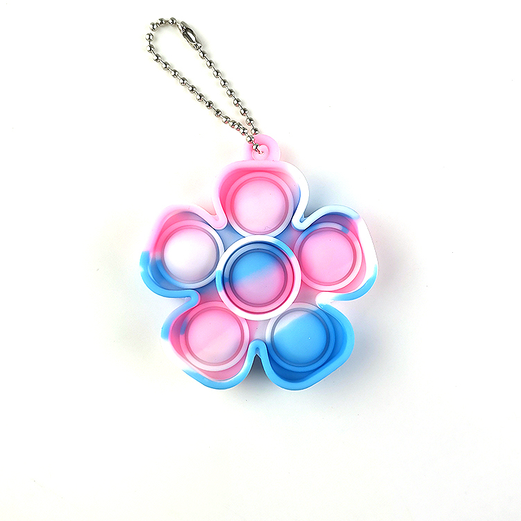 Производитель Силиконовые формы цветка пуш-ап сенсорная Непоседа игрушка Спиннер Pioneer образовательные игрушки для снятия стресса мини поп его брелок
