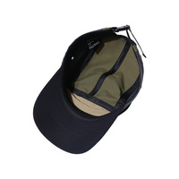 Casquette de camping 5 panneaux personnalisable avec étiquette tissée brodée, multicolore, vierge et unie, conçue par le fabricant
