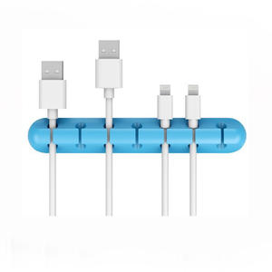 Gestion de fil de silicium de bureau auto-adhésif en gros avec adhésif - Product Image 2