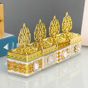 Bé tắm Kẹo hộp vàng nhựa đám cưới Hộp Quà Tặng bên ủng hộ sô cô la Hộp quà tặng lưu trữ đồ trang sức container - Product Image 6